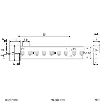EVN LED-Strip IP67 24V/DC   SB6724702802 