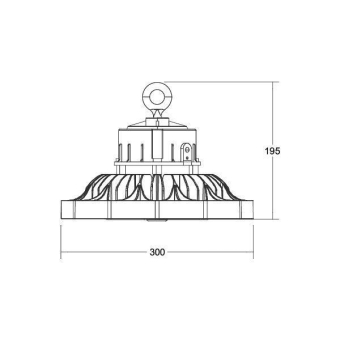 Brumberg LED-Hallentiefstrahler 78313084 