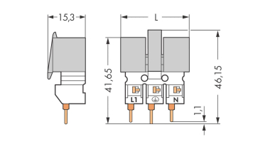 WAGO 272-413/272-489 Netzanschluss- 