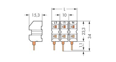 WAGO 272-455/272-485 Netzanschluss- 
