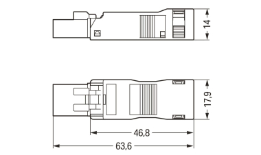 WAGO 890-113 Stecker,mit 