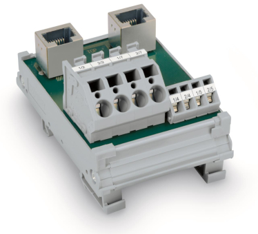 WAGO 289-965 Übergabemodul,2xRJ-45, 