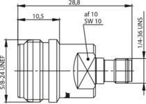 TEGA Adapter N-SMA 50Ohm TA    100024202 