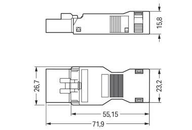 WAGO 890-115 Stecker,mit 
