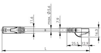 TEGA Patchkabel U/UTP        L00001E0007 