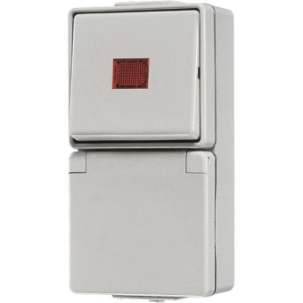 JG SCHUKO-Steckdose mit Wipp-     676KOW 