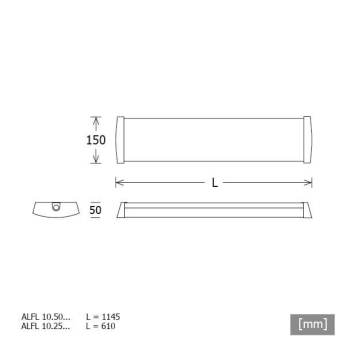 LTS LED-Anbauleuchte ALLFIVE IP44 640857 