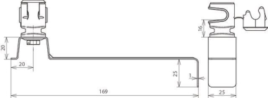 DEHN Dachleitungshalter Niro      204359 