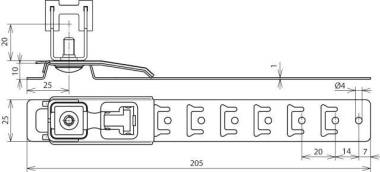Dehn 206289     DLH UG 8 H20 L205 KT V2A 