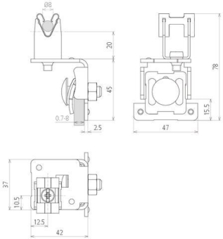 DEHN Dachleitungshalter           223031 