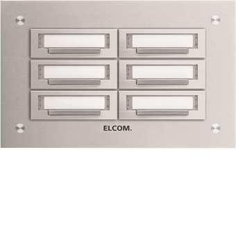 ELCOM Klingelplatte          KUP-6/2 EV1 