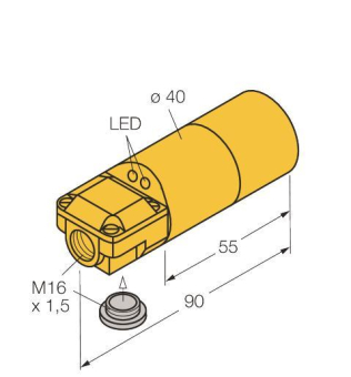 Turck Induktiver Sensor NI30-K40SR-VN4X2 