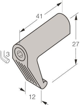 TURCK Montagezubehör    KLI 3 KLEMMSTÜCK 