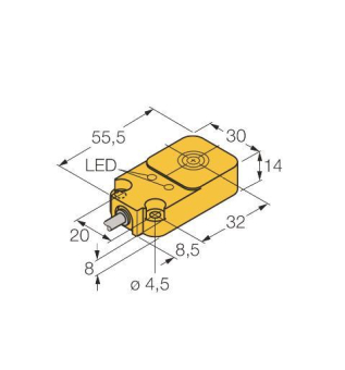 Turck Induktiver Sensor   NI20-Q14-AN6X2 