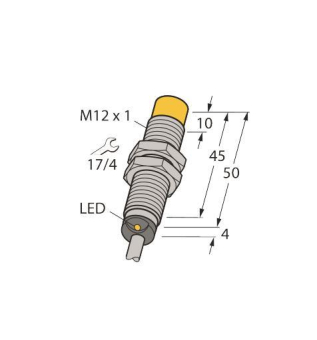 TURCK Induktiver Sensor   NI10U-M12-AP6X 