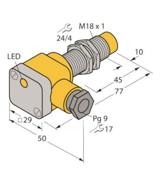 Turck Induktiver Sensor  NI10-G18SK-AP6X 