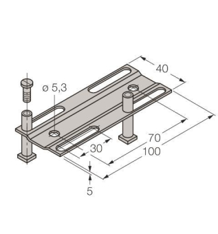 TURCK          JUSTIERSCHIENE JS 025/037 