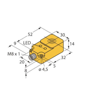 Turck Induktiver    NI20-Q14-AP6X2-V1131 