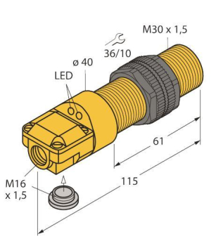 TURCK BI10-P30SR-VP4X2, BI10-P30SR-VP4X2 