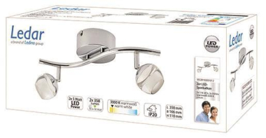 Ledino Ledar 2er LED-Spot 50220103001012 