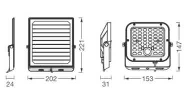 Ledvance Endura Flood Split Solar Sensor 