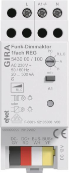 GIRA 543000 eNet Funk Dimmaktor 1fach 