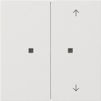 GIRA 5175112 Taster Wippe 2fach unbedr./ 