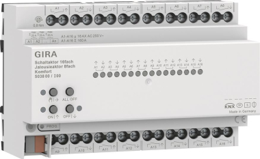 GIRA 503800 Schalt-/Jalousieaktor 16/8f 