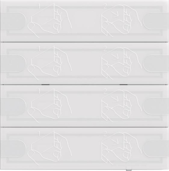 GIRA 5004003 Tastsensor4 Komfort 4fach 