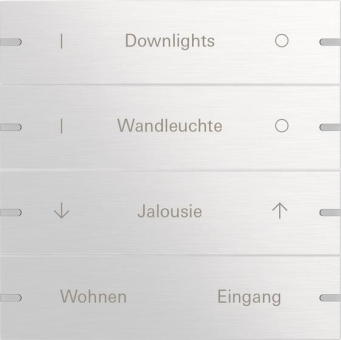 GIRA 503417 Wippenset 4fach indiv. 