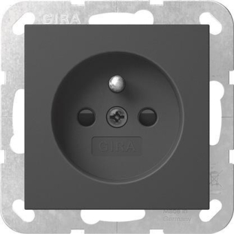 GIRA 4485005 Steckdose Erdstift+Shutter 