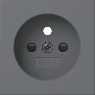GIRA 494528 Abdeckung Steckdose Erdstift 