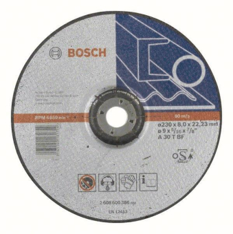 Bosch Schruppscheibe gekröpft 2608600386 