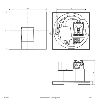 EVN LED Wandeinbauleuchte, IP20  W240902 