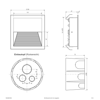 EVN Wandeinbauleuchte 5W     WEQ65051602 