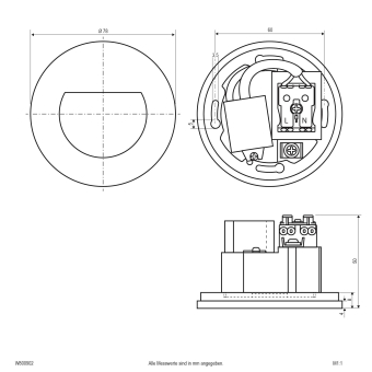 EVN LED Wandeinbauleuchte, IP20  W800902 