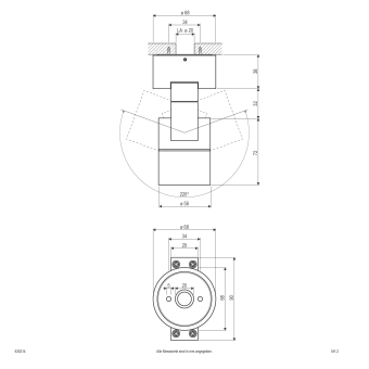 EVN Decken-und Wand-Anbau-Spot    635214 