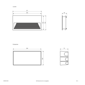 EVN LED Wandeinbau -         WEE65101602 