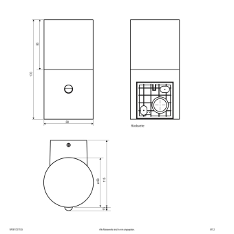 EVN Wandanbau IP44 -E27 -     WRM172715S 