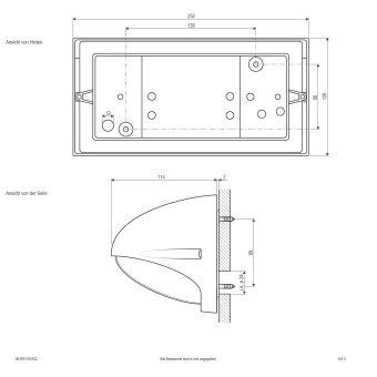 EVN LED-Anbauleuchte starr   WLRR1100102 