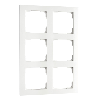 SGL Abdeckung Rahmen weiss 2x3     78070 