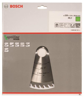 Bosch Kreissägeblatt Optiline 2608640727 