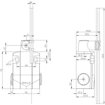 Siemens 3SE51220CH82 SIRIUS Pos.Schalter 