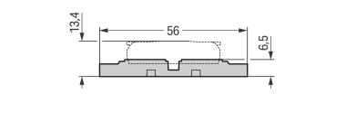 WAGO 221-2522 Befestigungsadapter, 