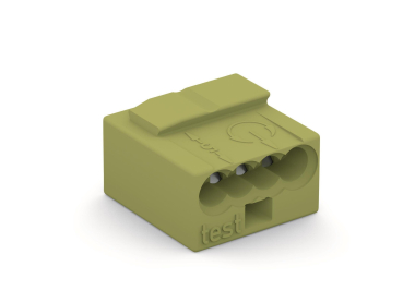 WAGO 243-724 4-Leiter-Federleiste,PUSH 