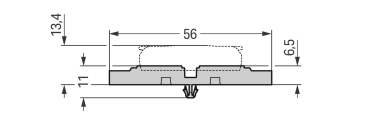 WAGO 221-2533 Befestigungsadapter, 