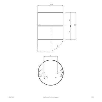 EVN Anbaustrahler IP20 weiss  AS20130102 