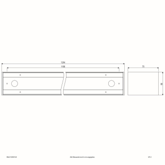 EVN LED Anbauleuchte -weiß  BALD12360140 