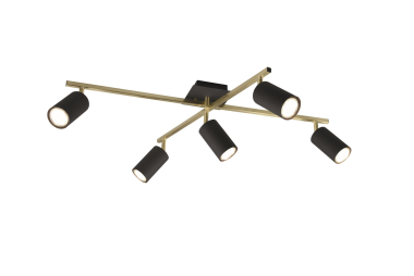 Trio Deckenleuchte MARLEY, 5x  612400580 