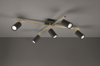 Trio Deckenleuchte MARLEY, 5x  612400580 